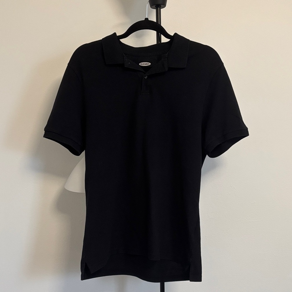 Old Navy Classic Black Polo Shirt
